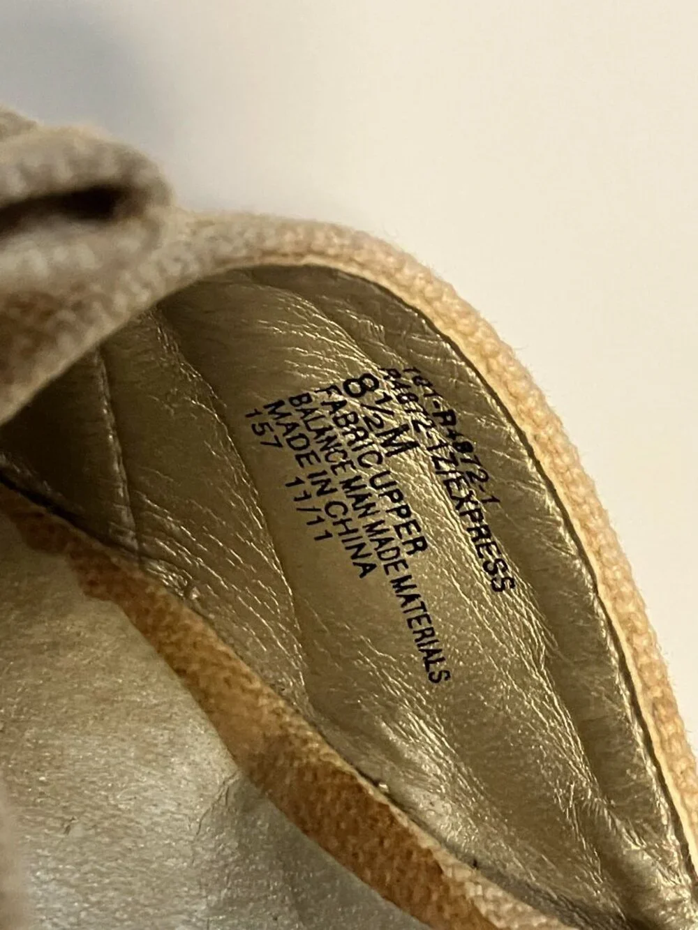Rialto espadrille cloth